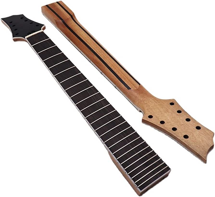Amazon.com - TSTS Electric Guitar Neck 8 String Guitar Neck 24 Frets Neck  Black Color Neck for Electric Guitar Guitar ​Neck Replacement, Multicolor -